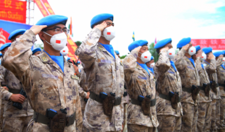 中国第8批赴南苏丹(朱巴)维和步兵营结束任务回国